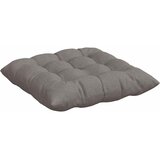  Jastučići za sjedenje 4 pcs Sivo-smeđa 40 x 40 x 6 cm tkanina | shoptok.hr