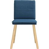  Jedilni stoli 4 kosi modro blago, (21822351) | Shoptok.si