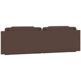  Jastuk za uzglavlje smeđi 180 cm od umjetne kože | shoptok.hr