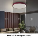  Brilagi-LED s prigušiva plafonsko LED svetlo POOL LED/60W/230V 3000-6000K 50 cm bordo + daljinski upravljač | Eponuda.com