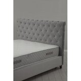 Hanah home deluxe set 150 x 200 grey dvostruki dušek, baza i uzglavlje
