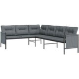  2-dijelni vrtni blagovaonski set antracit čelični | shoptok.hr