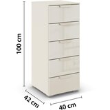 XORA KOMODA, barve šampanjca | Shoptok.si