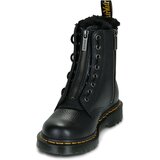 Dr. Martens Pol&amp;scaron;kornji 1460 ZIP WL BLACK MILLED NAPPA Črna Slike