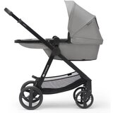 Kinderkraft otroški voziček 4v1 newly™ moonlight grey + mink™ pro + isofix baza mink™ fx | Shoptok.si