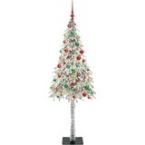 vidaXL Božićno drvce s 300 LED svjetlima Bijelo 180 cm PE i čelik | shoptok.hr