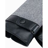 Ombre Elegant men's wool blend gloves - grey melange | Eponuda.ba