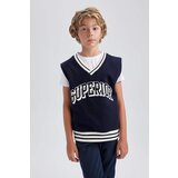 Defacto Boy Oversize Fit Thick Sweatshirt Fabric Vest | shoptok.hr