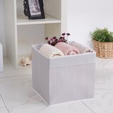 Mioli Decor Siva tekstilna škatla za shranjevanje 30x30x30 cm – | Shoptok.si