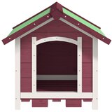  Kućica za pse boja kave 65 x 65 x 61,5 cm od masivne borovine | Eponuda.com