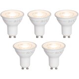 LUEDD Set van 5 GU10 50mm LED lampen helder 7.5W 800 lm 3000K | Shoptok.si