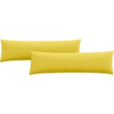  Jastučići za sofu 2 pcs Svijetlo žuta 145 x 40 cm tkanina | shoptok.hr