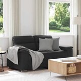 Dvosjed Kauč Crni 120 cm Implicitna koža - Crna 120 cm | shoptok.hr
