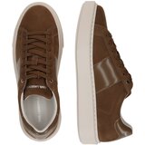 Karl Lagerfeld Nizke superge 'MAXI KUP' rjava / srebrna | Shoptok.si