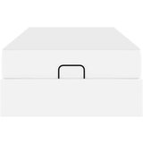 vidaXL Konstrukcija postelje Čista bela 80 x 200 cm Umetna koža | Shoptok.si