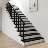 Step treads 2 kom. 120 x 25 x 2 cm Crna Čvrsto drvo bukve Slike
