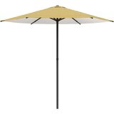  Vrtni suncobran 230 x 230 cm Poliester Pravokutni Žuta i bijela | Shoptok.si