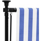  Vanjska roleta plavo-bijela 200 x 270 cm od tkanine i čelika | shoptok.hr