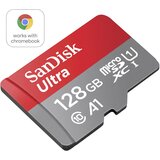 San Disk Ultra microSDXC 128GB + SD Adapter 140MB/s A1 Class 10 UHS-I | Shoptok.si