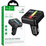 hoco. FM modulator, Bluetooth, 12V/24V, 2xUSB-A, 1xUSB-C, PD/QC – E89 Cijene