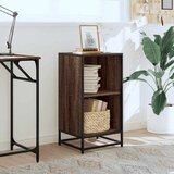 vidaXL Ormar za knjige smeđi hrast 40x35x76 cm konstruirano drvo | shoptok.hr
