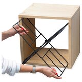 Compactor Držač za boce vina u dekoru jasena u prirodnoj boji broj boca 12 kom 36,5x36x29 cm Macon – | shoptok.hr