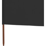  Vjetrobran s 3 panela od tkanine 400 x 160 cm antracit | Eponuda.com