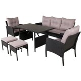 Venture Home Knock vrtna lounge garnitura, crna | shoptok.hr