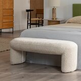 Ixia Bež klop iz tkanine bouclé Suave – | Shoptok.si