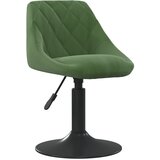 vidaXL Jedilni stol temno zelen žamet, (22056629) | Shoptok.si