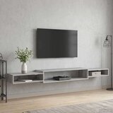 TV ormar za montažu na zid Zidna montaža Siva Sonoma - Siva Sonoma 220 cm | shoptok.hr
