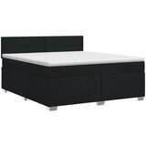  Boxspring krevet s madracem Crna 140 x 200 cm Tkanina | shoptok.hr