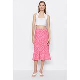 Trendyol Skirt - Pink - Midi Cene