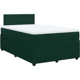 Box spring krevet s madracem tamnozeleni 120x200 cm baršunasti | shoptok.hr