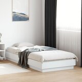 Furnova Posteljni okvir bel 90x200 cm inženirski les, (21934405) Cene