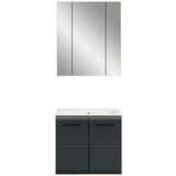 MID.YOU Kopalnica Ice, Črna, Barva Hrasta, 2-Delna | Shoptok.si