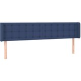  Uzglavlje plavo 203x16x78/88 cm od tkanine | shoptok.hr