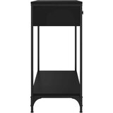  Konzolni stol crni 75 x 34 5 x 75 cm od konstruiranog drva | shoptok.hr