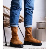D/CEO Black wedge heeled boots Etylioo | Shoptok.si