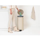 Brabantia Kanta za smeće s pedalom Newicon 30 L s plastičnim unutarnjim dijelom - Soft Beige | shoptok.hr