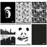 STREET Zvezek Black & white A4 črte z robom Cene