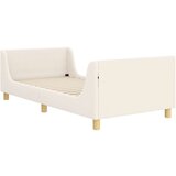  Otroški posteljni okvir z vznožjem krema 90 x 200 cm, (5000104655) | Shoptok.si