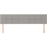  Uzglavlja 2 kom svjetlosiva 90x5x78/88 cm od tkanine | shoptok.hr