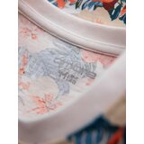 Ombre Men's cotton t-shirt with floral full print pattern - white | Shoptok.si