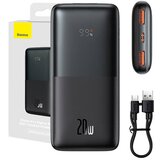 Baseus Powerbank Bipow Pro 10000mAh, 2xUSB, USB-C, 20W (črna), (20628101) | Shoptok.si