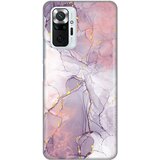  Silikonska maska za Xiaomi Redmi Note 10 Pro/10 Pro Max Pink Marble Print šarena Cene