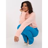 Fashion Hunters Light orange turtleneck with cuffs | Shoptok.si