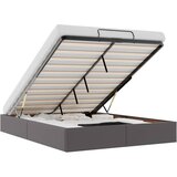 Maison Chic Otomanski Posteljni okvir - Dvoposteljna postelja - Zakonska postelja brez vzmetnice siv 140x200 cm-J527, (21769781) | Shoptok.si