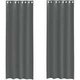 Voile zavjese s ušicama 2 kom tamnosive 140x300 cm | shoptok.hr