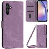 INORCO Ovitek za telefon z vtisnjenimi črtami za Samsung Galaxy A34 5G PU usnjen ovitek s stojalom in preklopno denarnico, (22036971) Cene